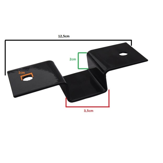 Sistem (set 2 buc.) de prindere pentru rampe luminoase si alte accesorii pe bare transversale portbajaj autoturisme Sistem (set 2 buc.) de prindere pentru rampe luminoase si alte accesorii pe bare transversale portbajaj autoturisme
